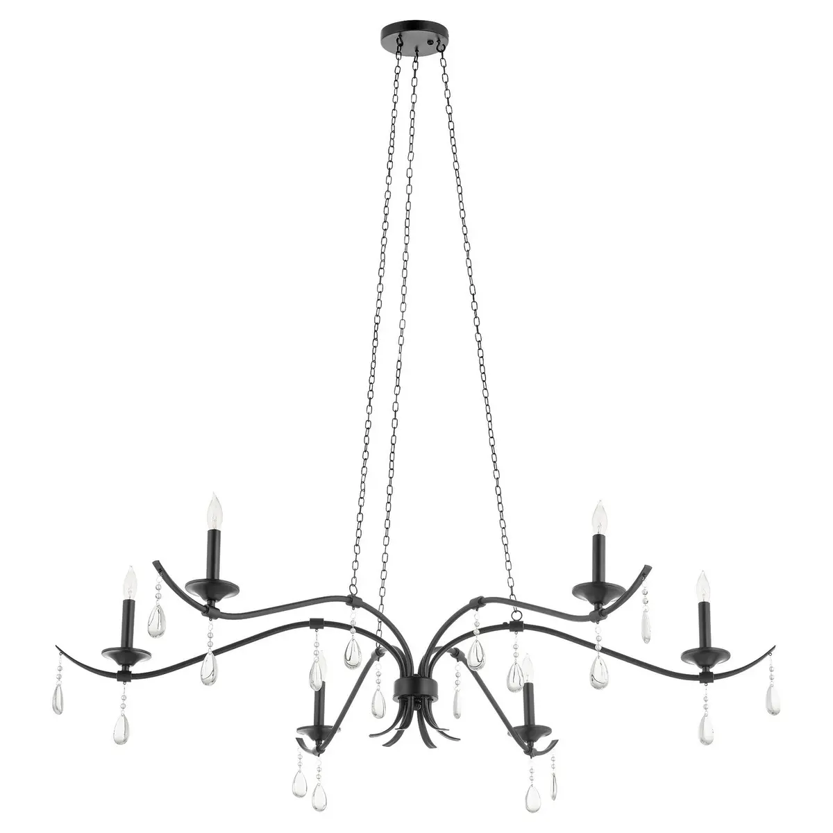Quorum Six Light Chandelier 1