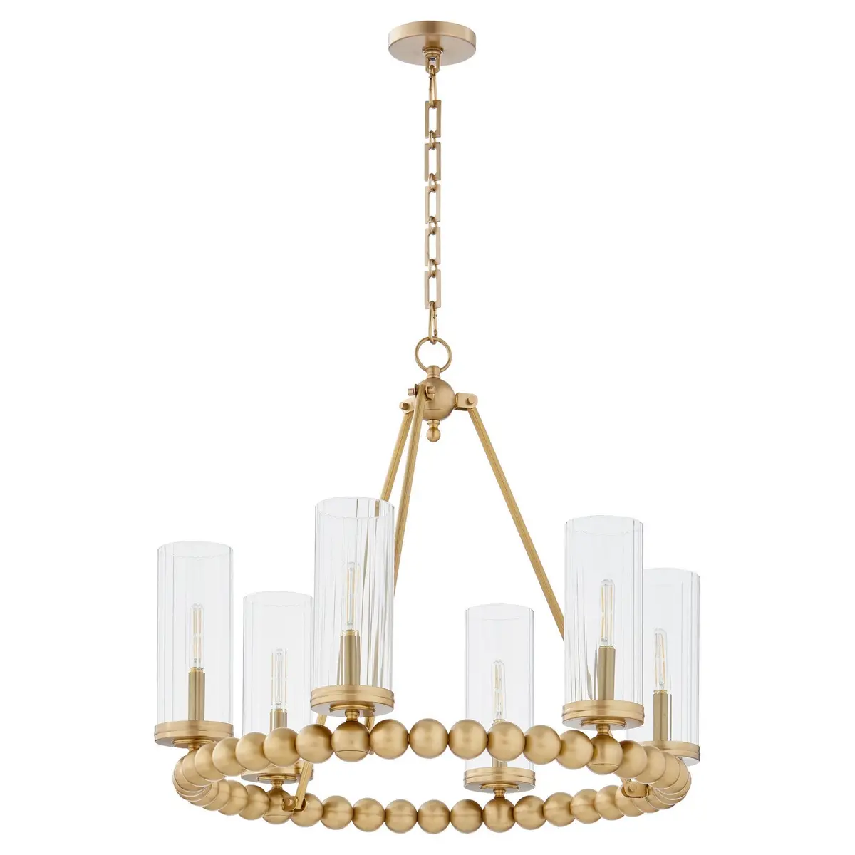 Quorum Six Light Chandelier 1