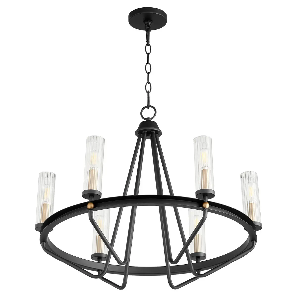 Quorum Six Light Chandelier 1