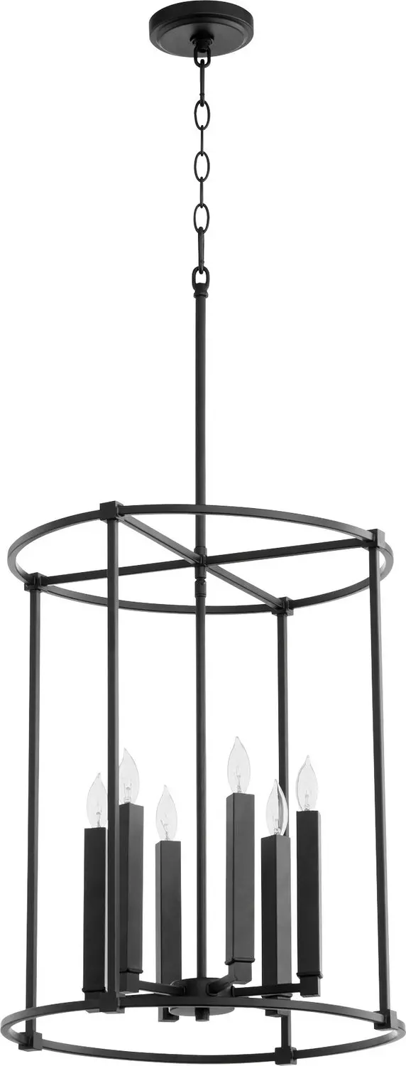 Quorum Six Light Entry Pendant 1