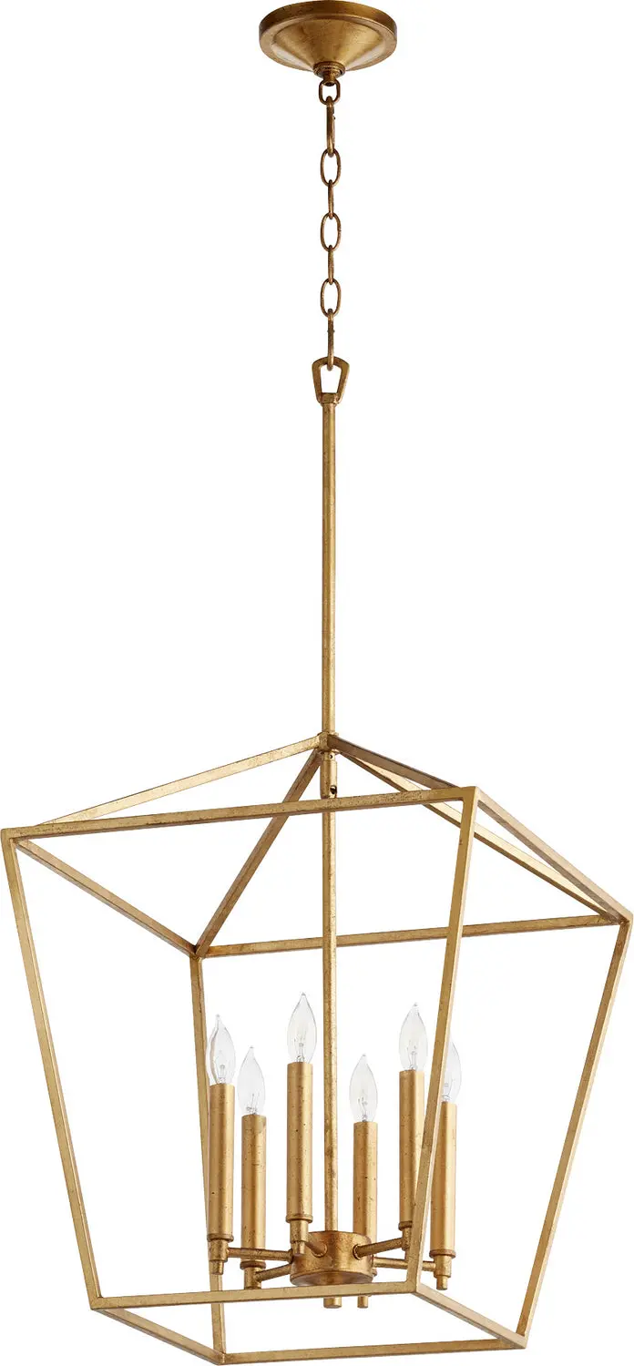 Quorum Six Light Entry Pendant 1