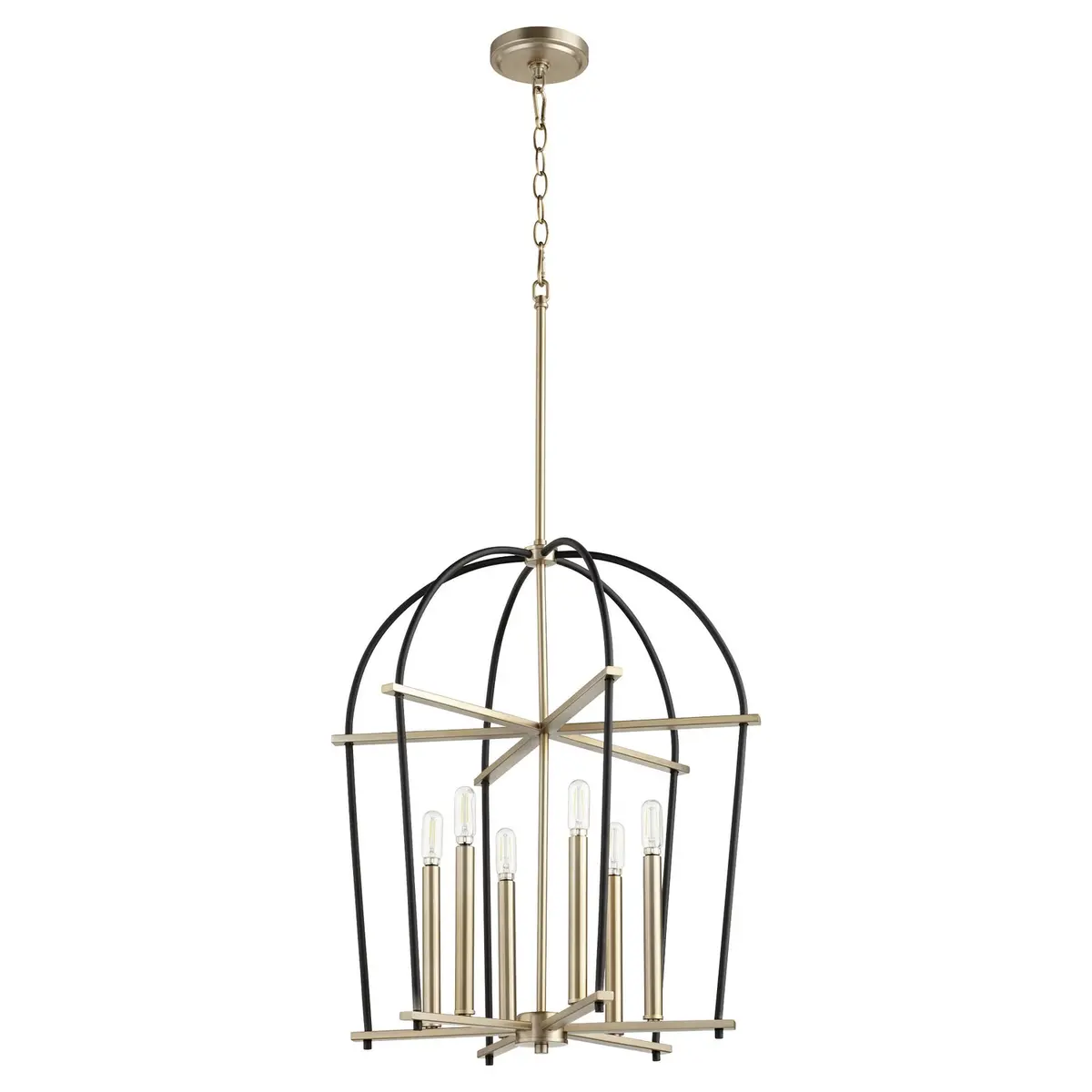 Quorum Six Light Entry Pendant 1