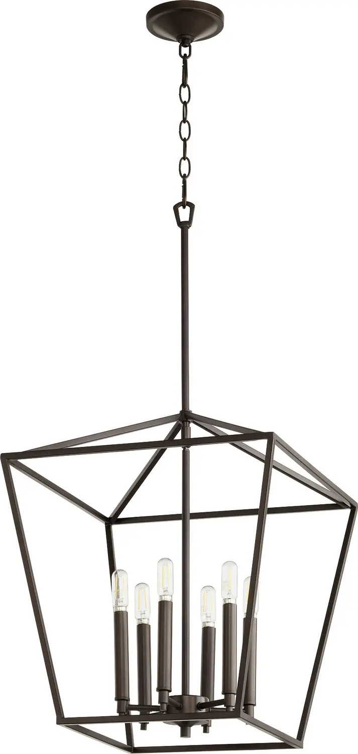 Quorum Six Light Entry Pendant 1