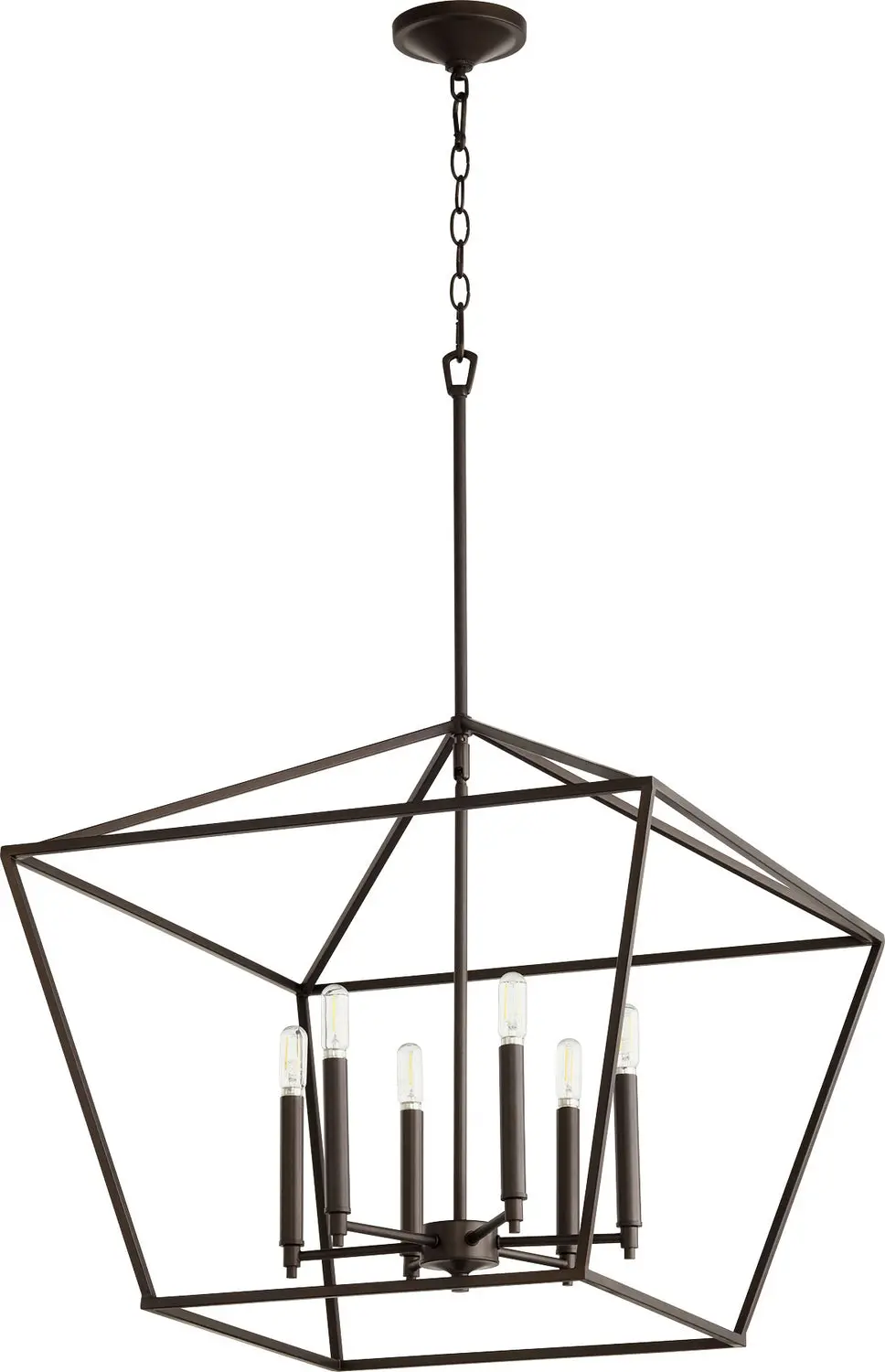 Quorum Six Light Entry Pendant 1