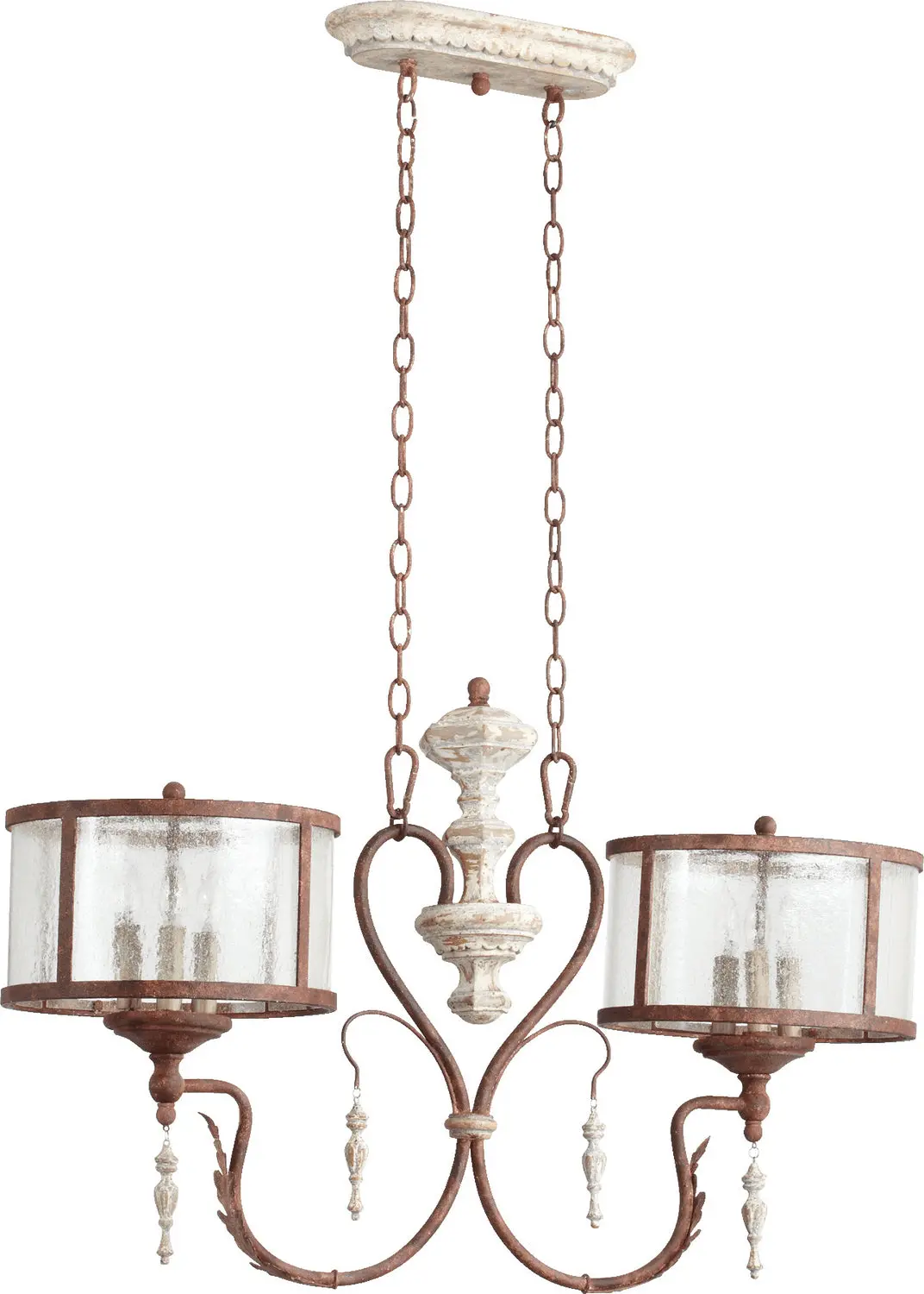 Quorum Six Light Island Pendant 1