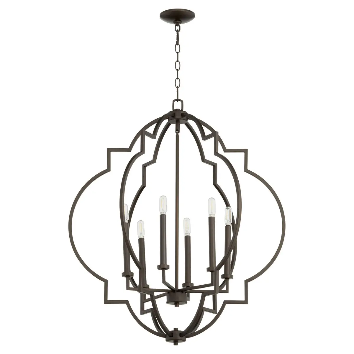 Quorum Six Light Pendant 1