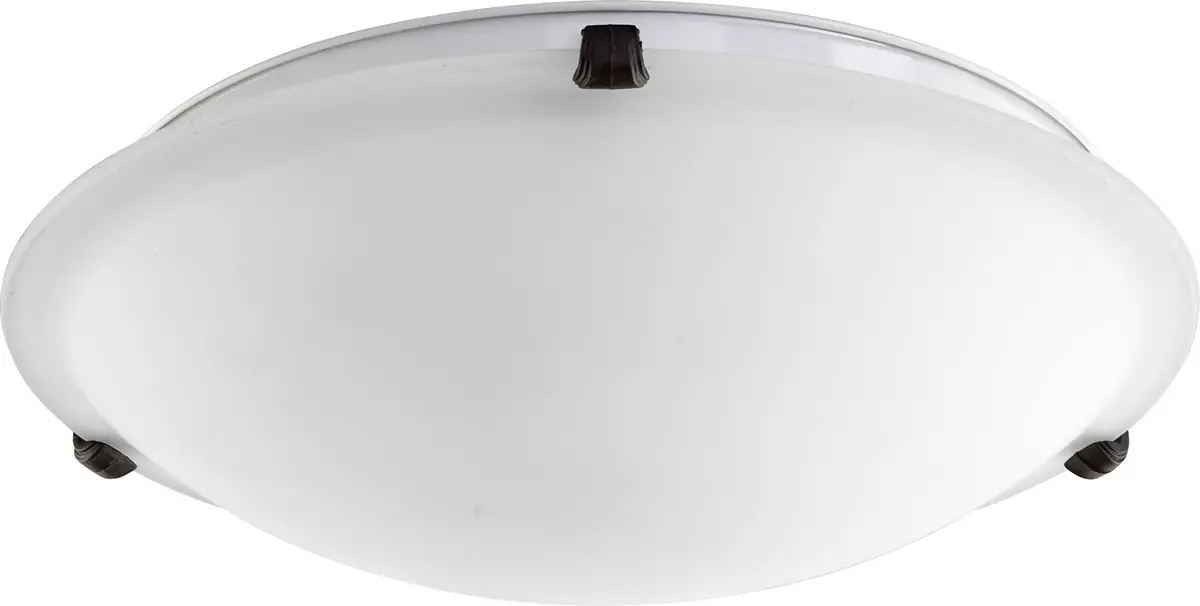 Quorum Three Light Ceiling Mount 1