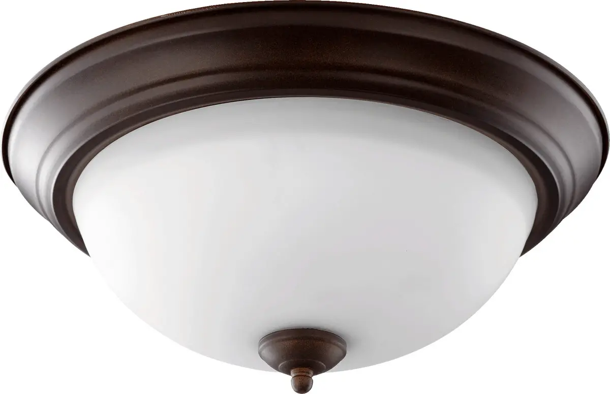 Quorum Three Light Ceiling Mount 1