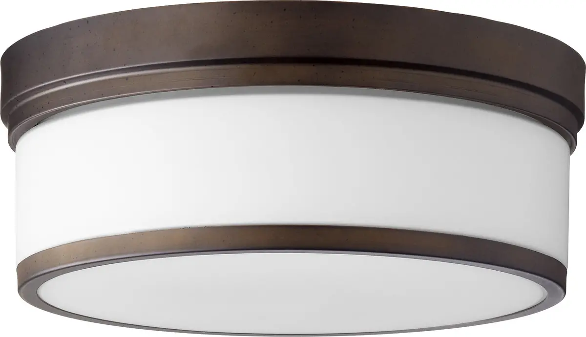 Quorum Three Light Ceiling Mount 1