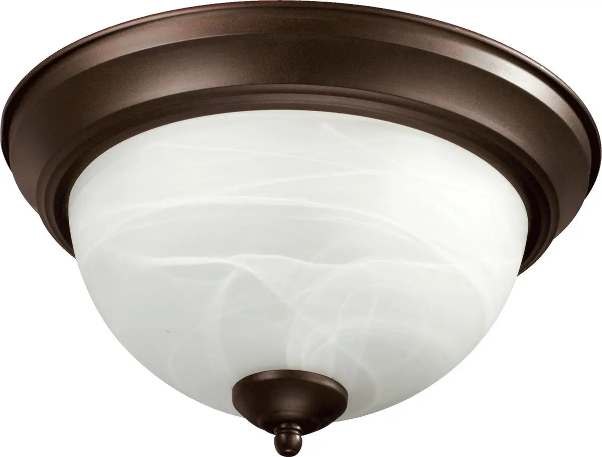 Quorum Three Light Ceiling Mount 1