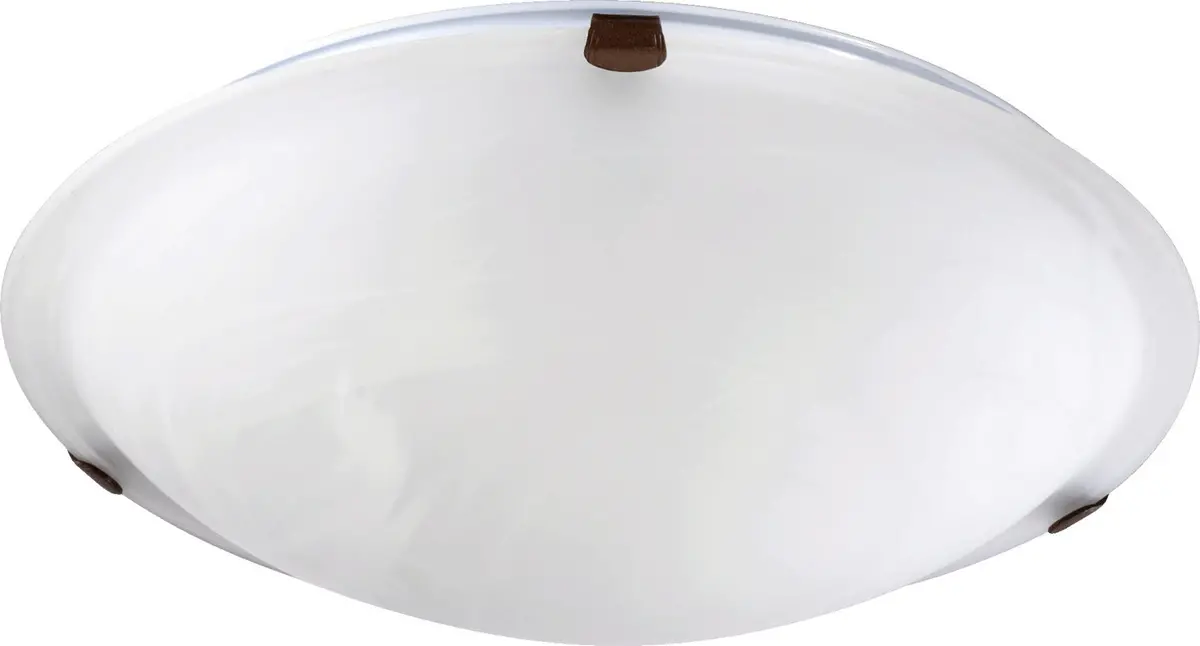 Quorum Three Light Ceiling Mount 1