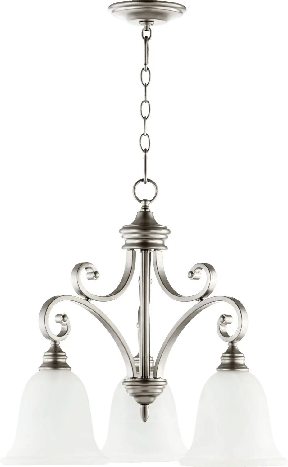 Quorum Three Light Chandelier 1