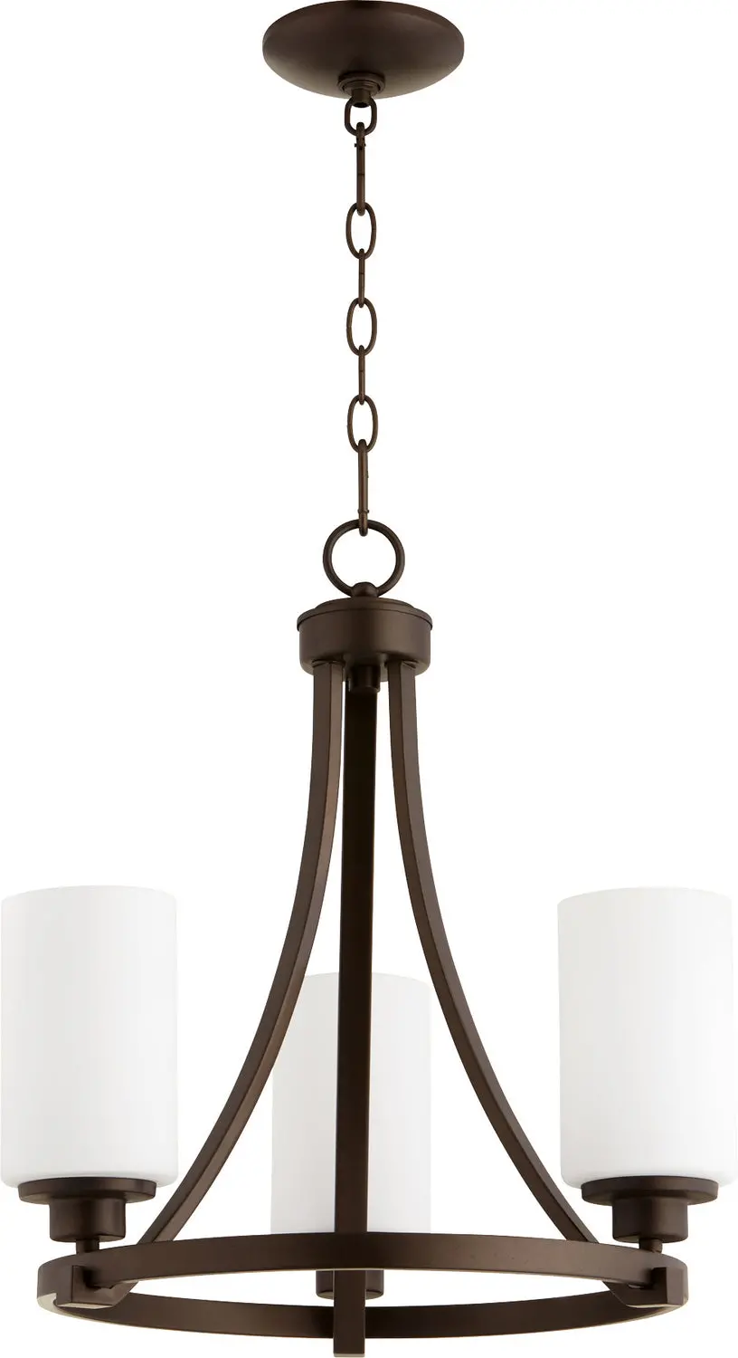 Quorum Three Light Chandelier 1