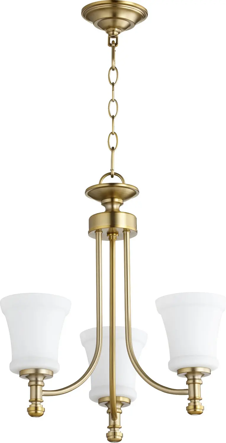 Quorum Three Light Chandelier 1