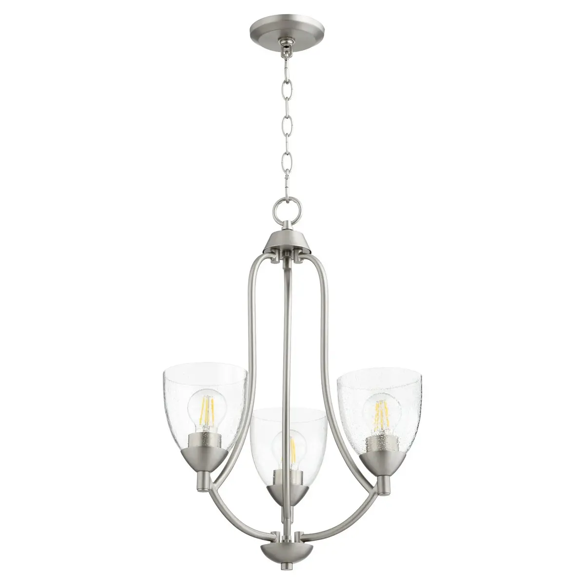 Quorum Three Light Chandelier 1