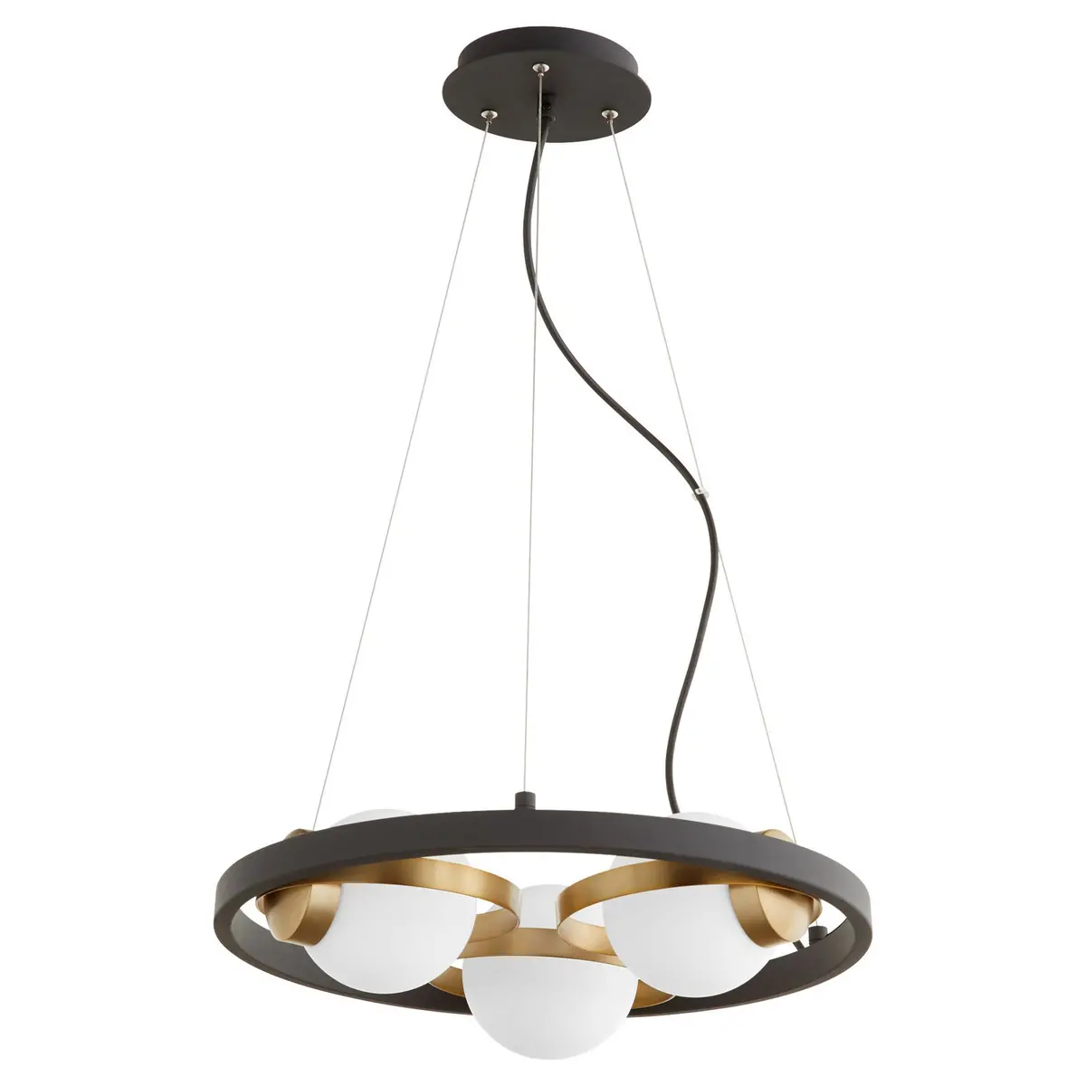 Quorum Three Light Chandelier 1