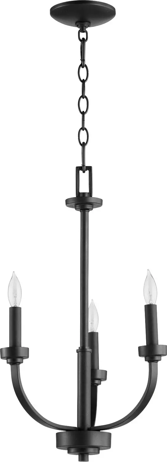 Quorum Three Light Chandelier 1