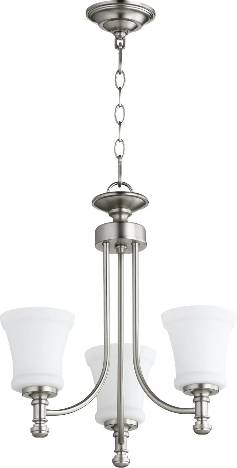 Quorum Three Light Chandelier 1