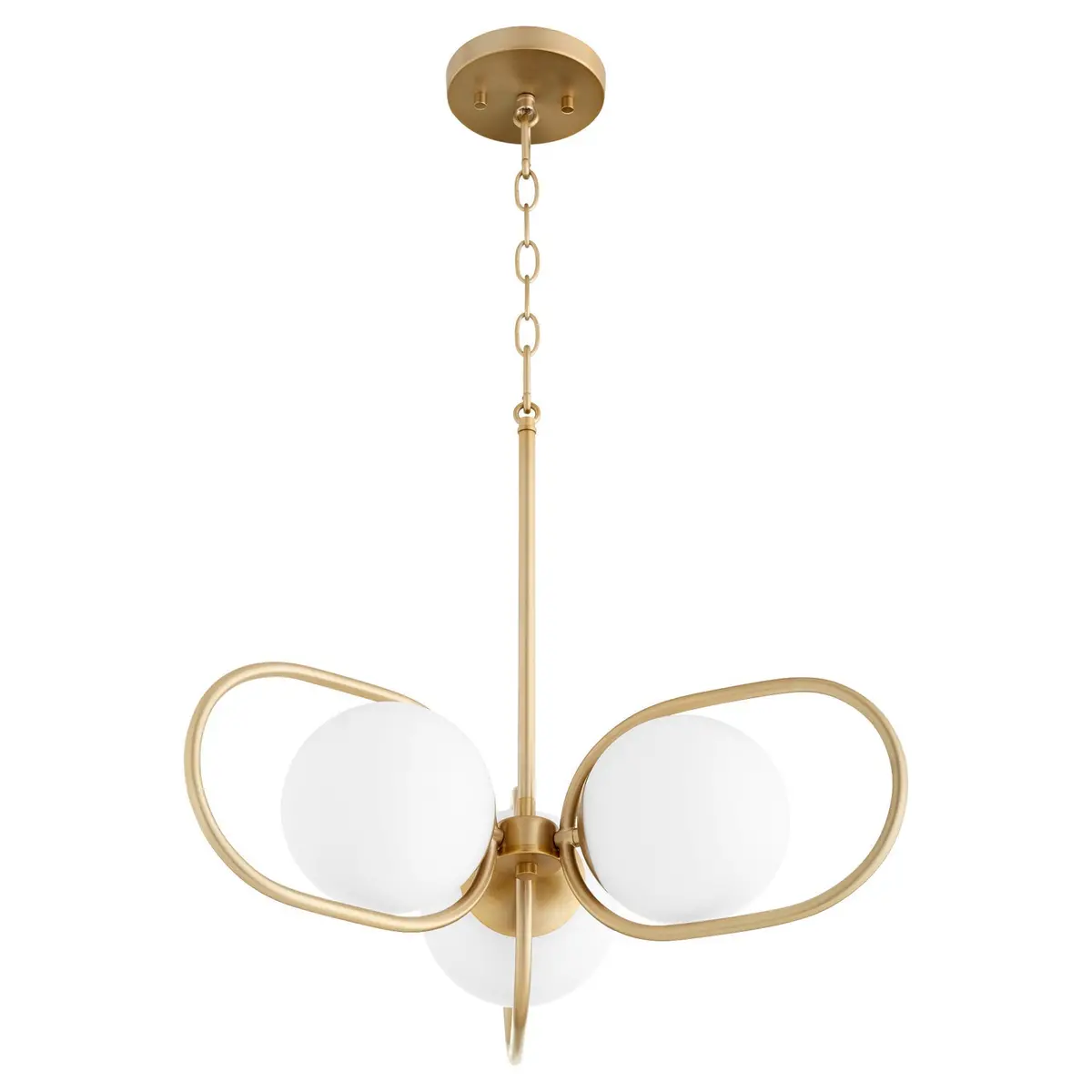 Quorum Three Light Chandelier 1