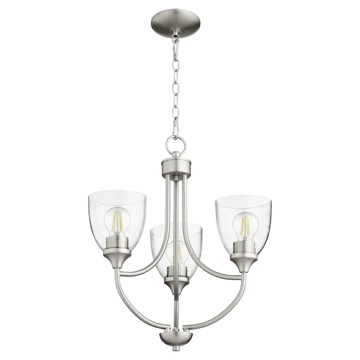 Quorum Three Light Chandelier 1