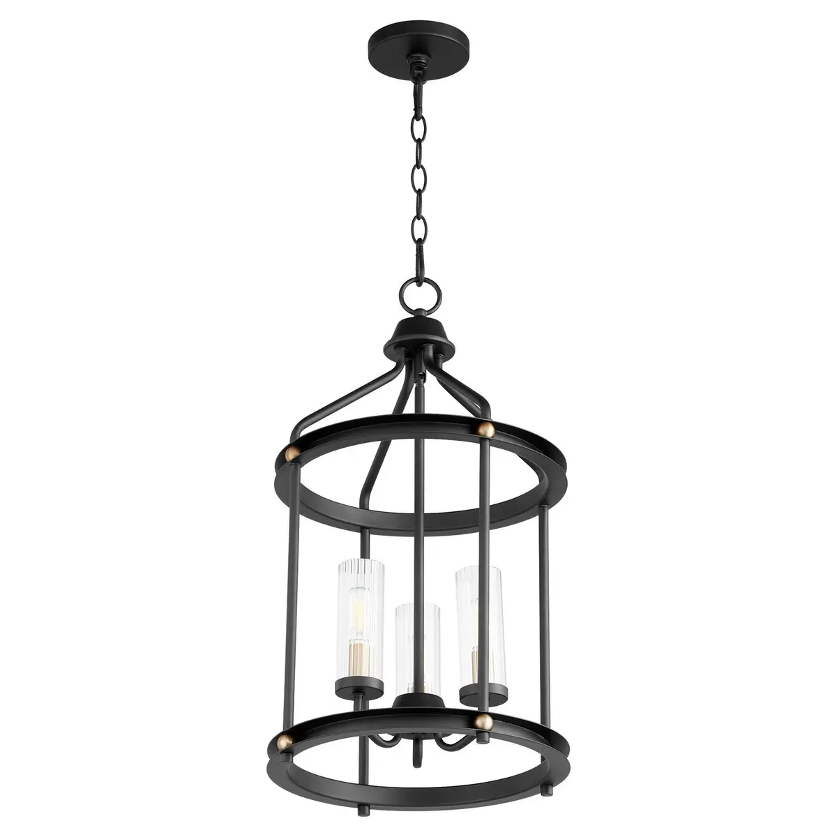 Quorum Three Light Entry Pendant 1