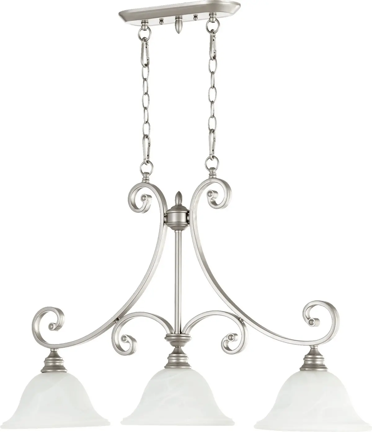 Quorum Three Light Island Pendant 1