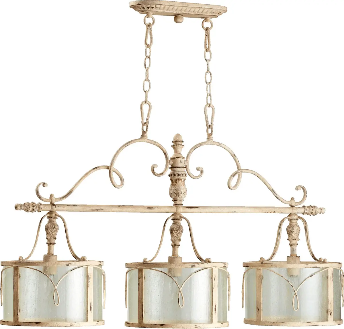 Quorum Three Light Island Pendant 1
