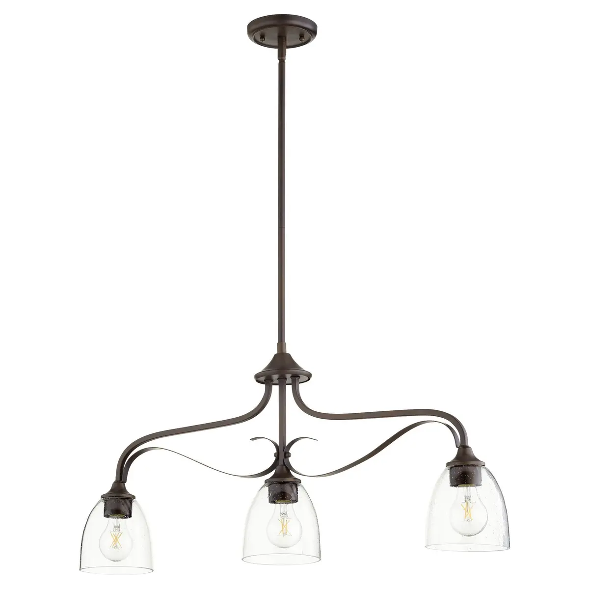 Quorum Three Light Island Pendant 1