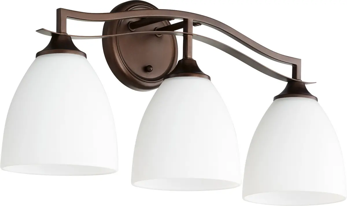 Quorum Three Light Vanity 1
