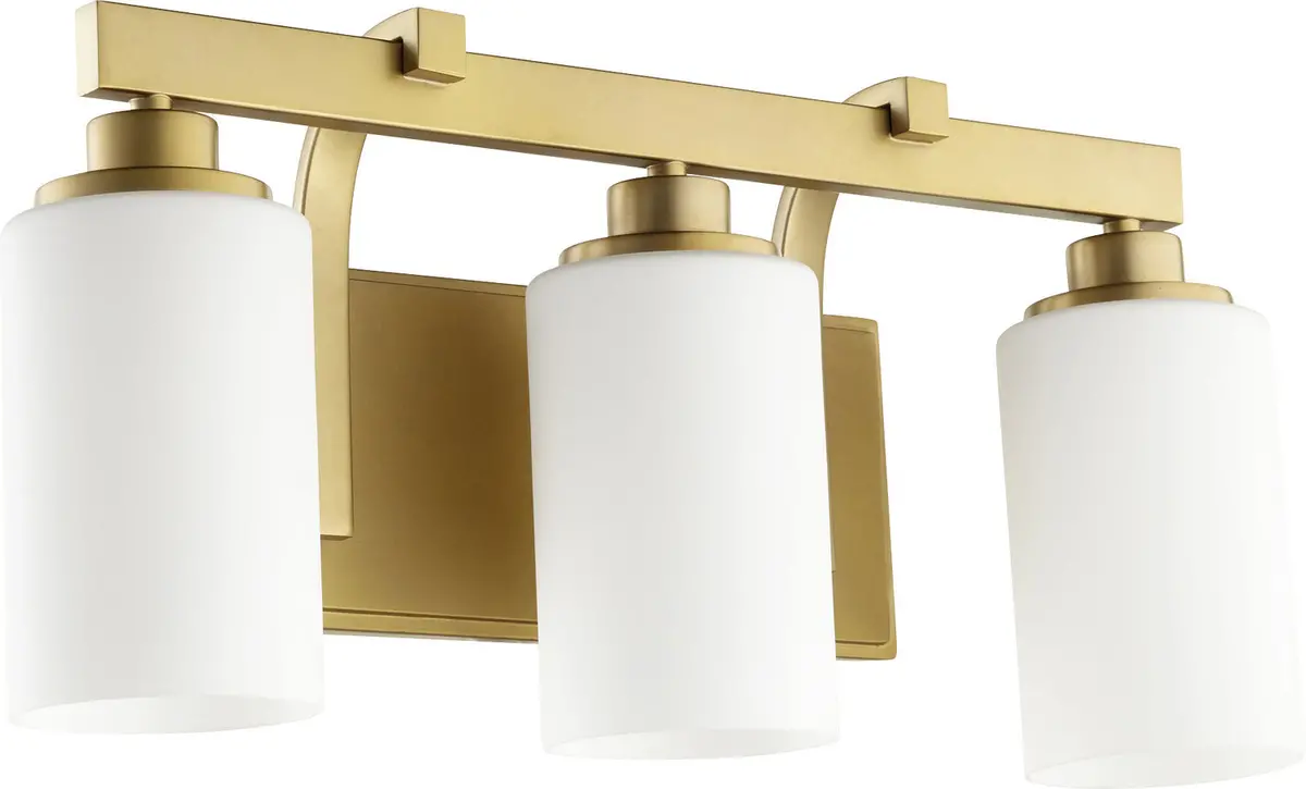 Quorum Three Light Vanity 1