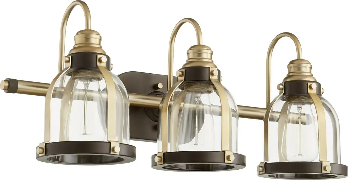 Quorum Three Light Vanity 1