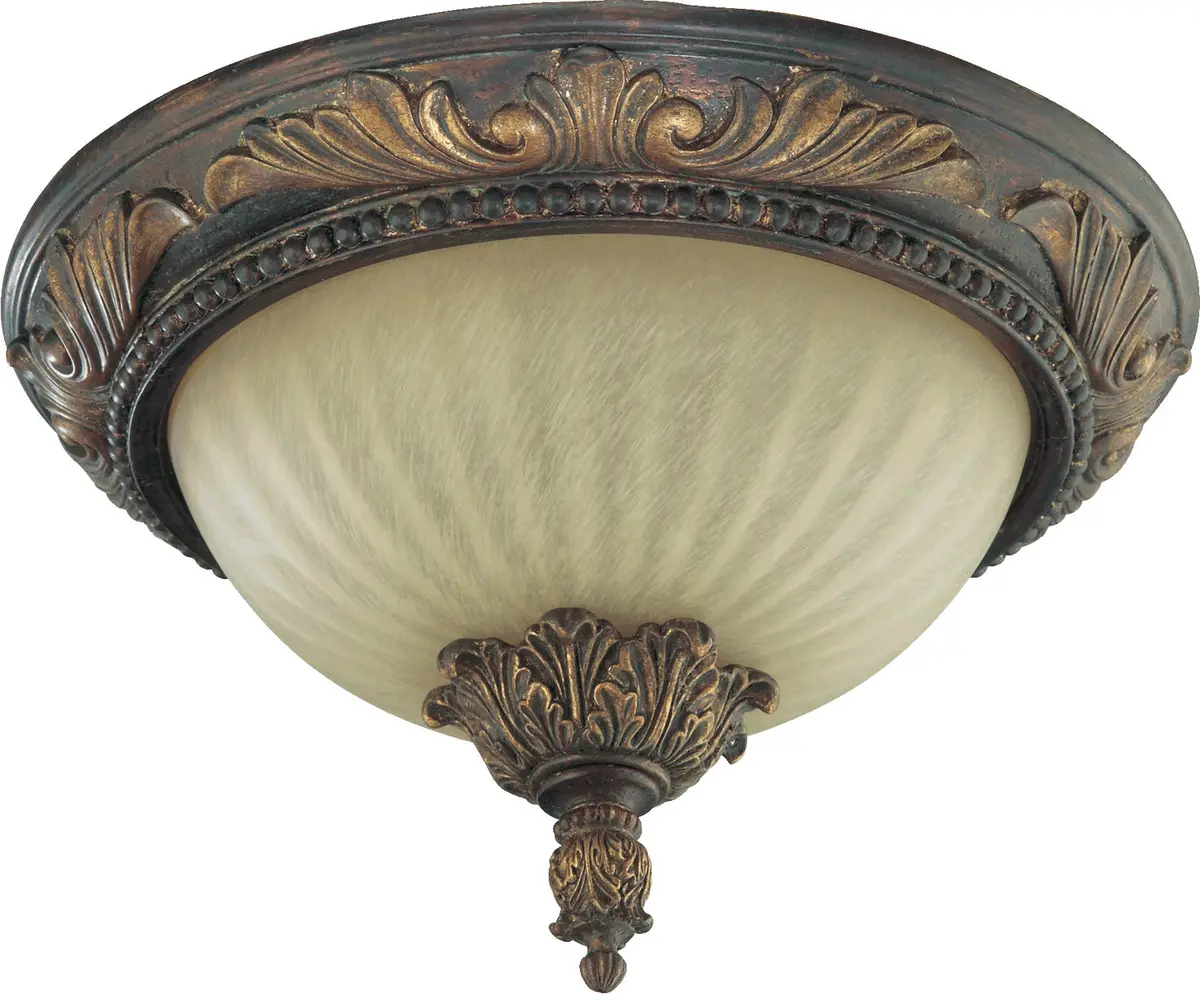 Quorum Two Light Ceiling Mount 1