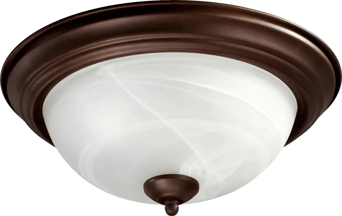 Quorum Two Light Ceiling Mount 1