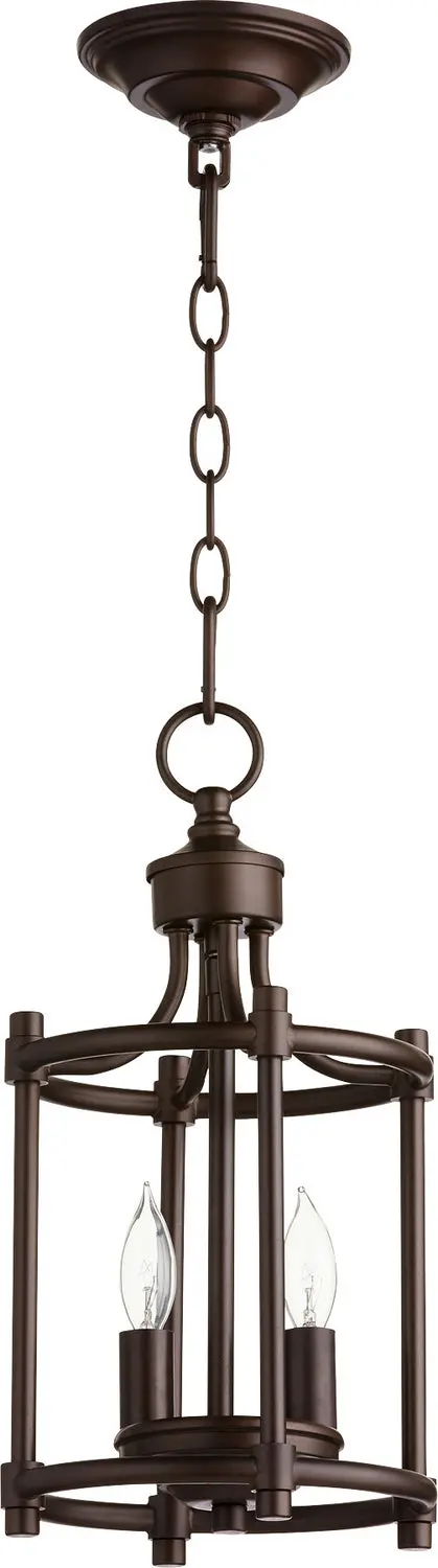 Quorum Two Light Entry Pendant 1