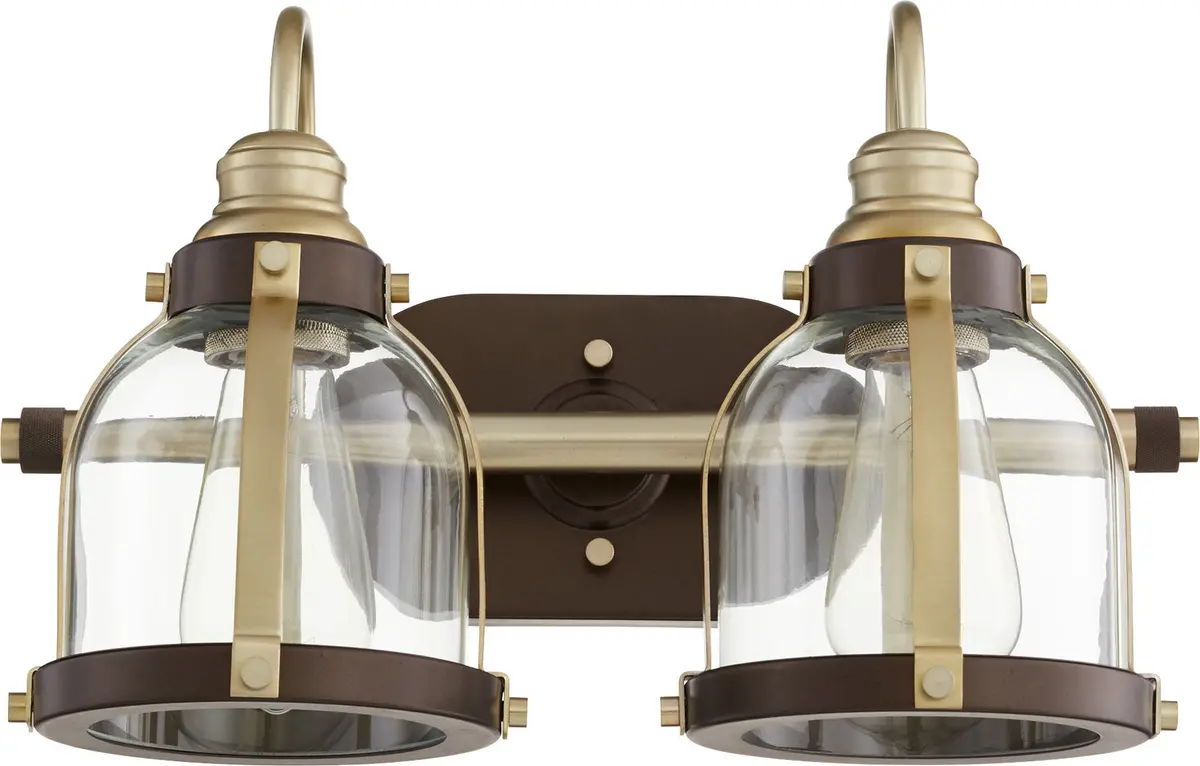 Quorum Two Light Vanity 1
