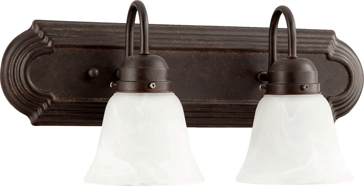 Quorum Two Light Vanity 1