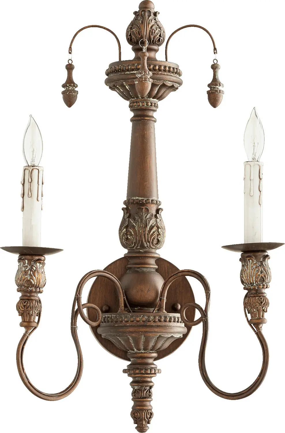 Quorum Two Light Wall Mount 1