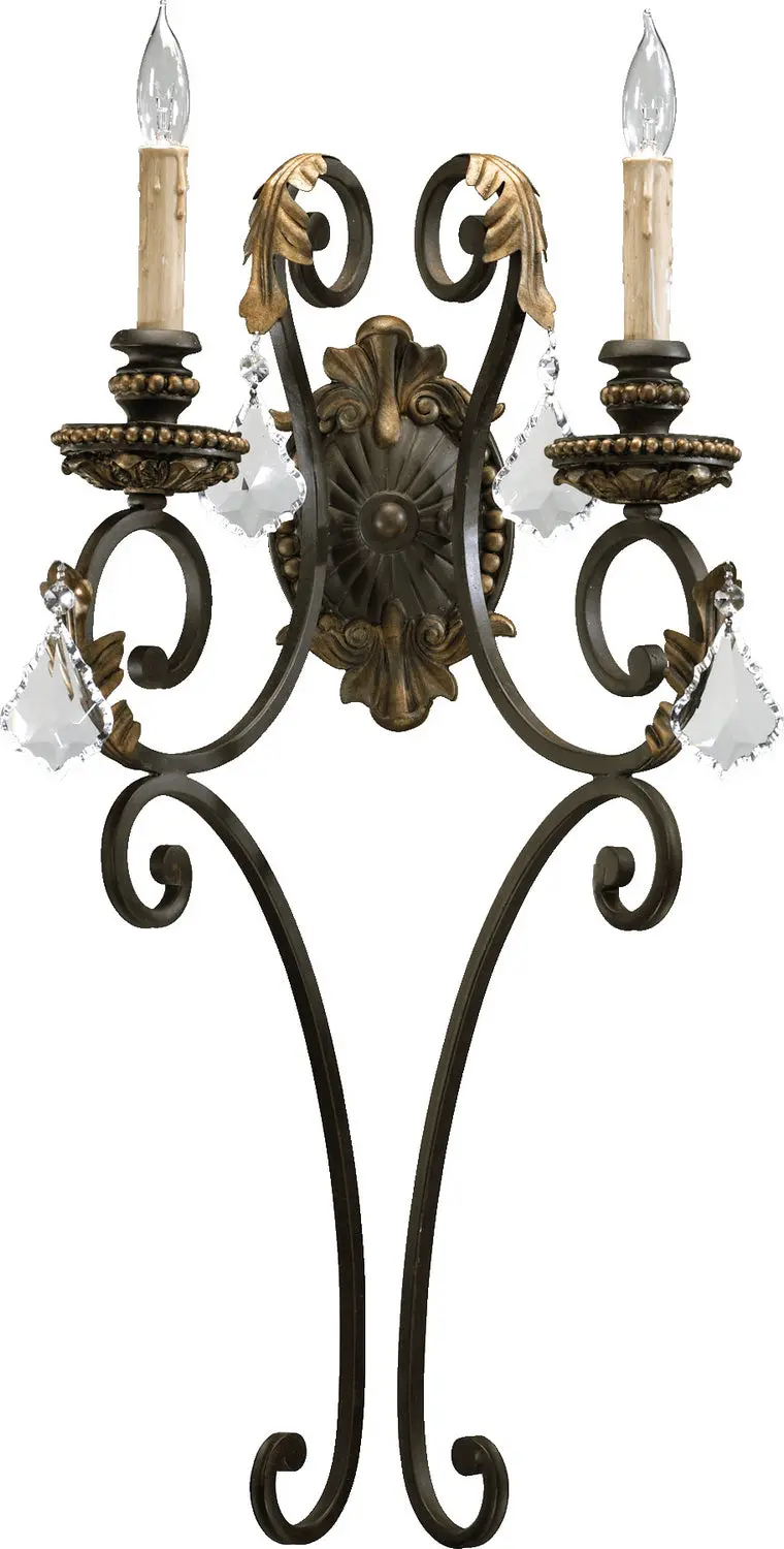 Quorum Two Light Wall Mount 1