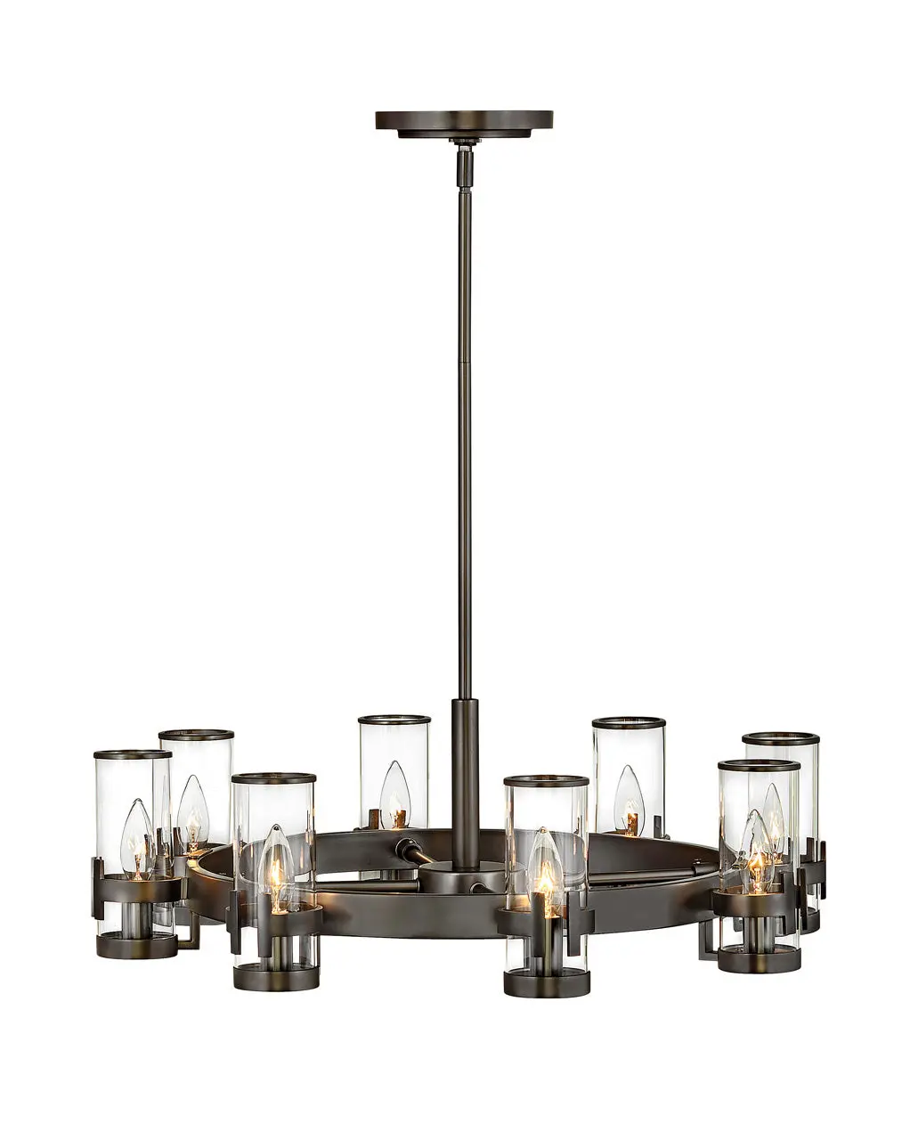 Reeve Led Chandelier In Black Oxide 1