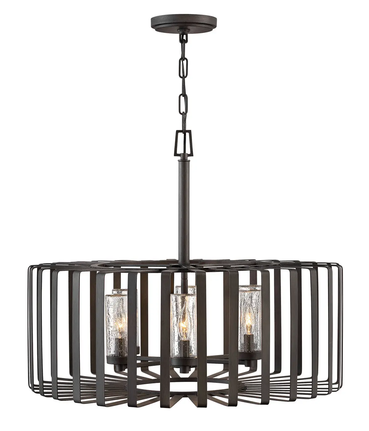 Reid Led Outdoor Lantern In Brushed Graphite 1