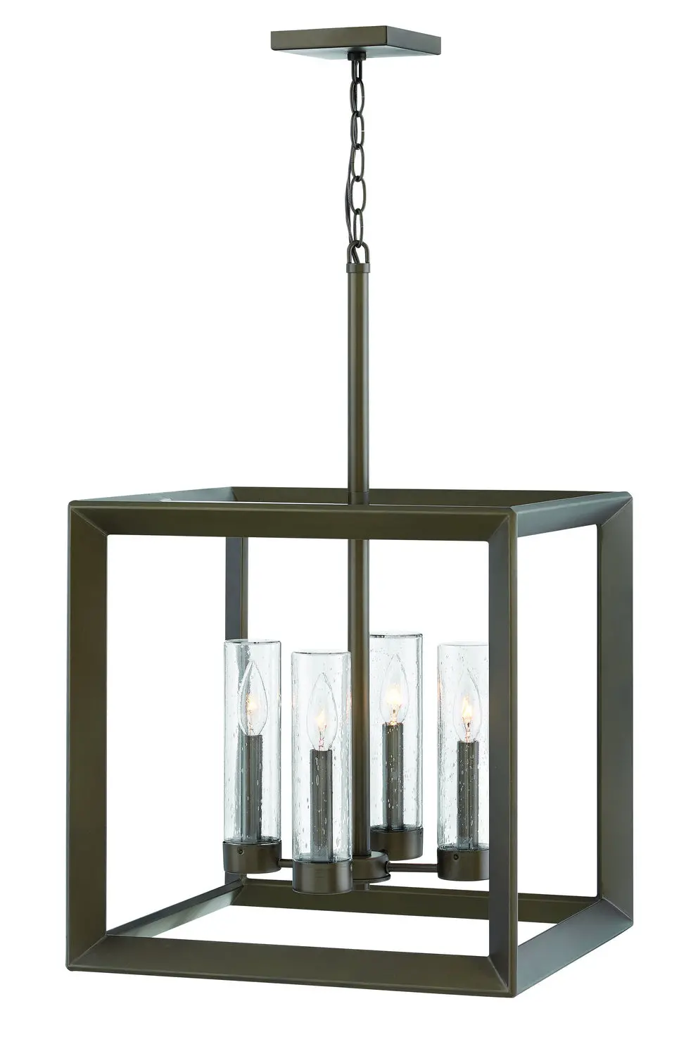 Rhodes Led Outdoor Pendant In Warm Bronze 1