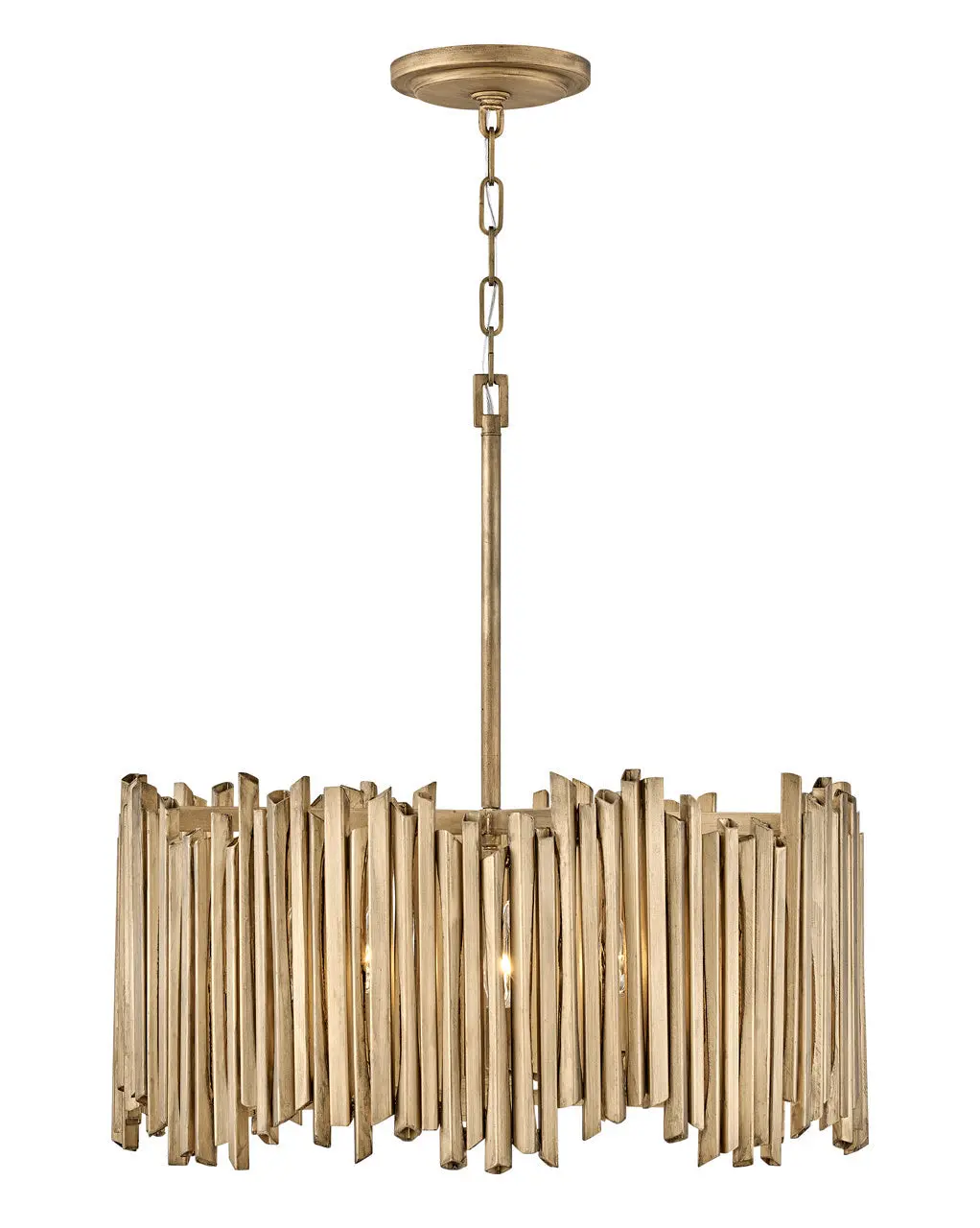 Roca Led Pendant In Burnished Gold 1