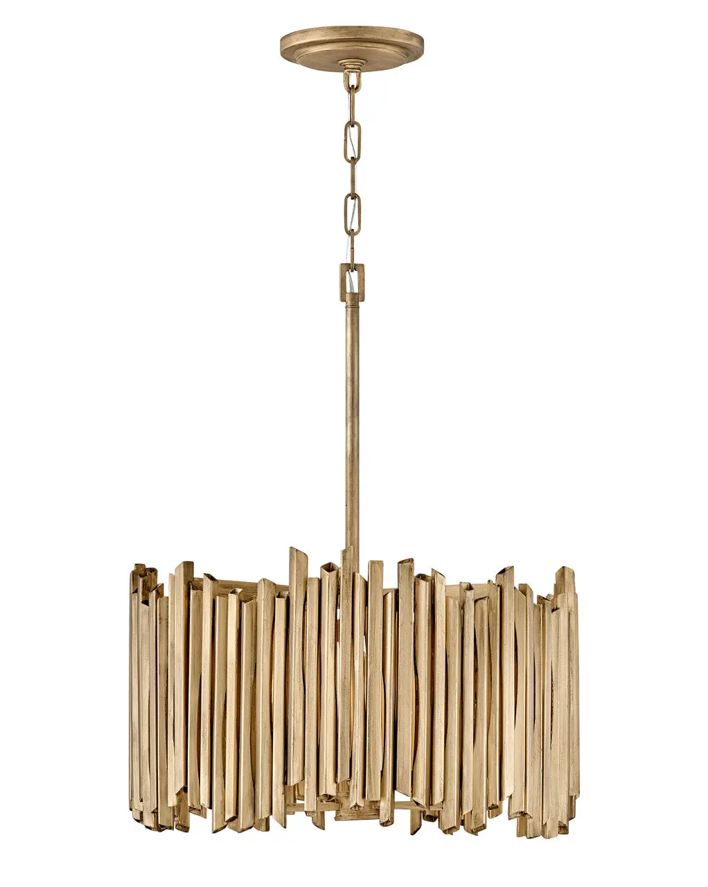 Roca Led Pendant In Burnished Gold 1