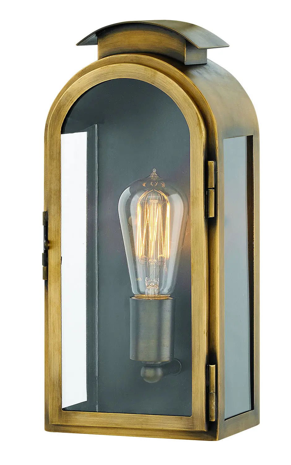 Rowley Led Wall Mount In Light Antique Brass 1