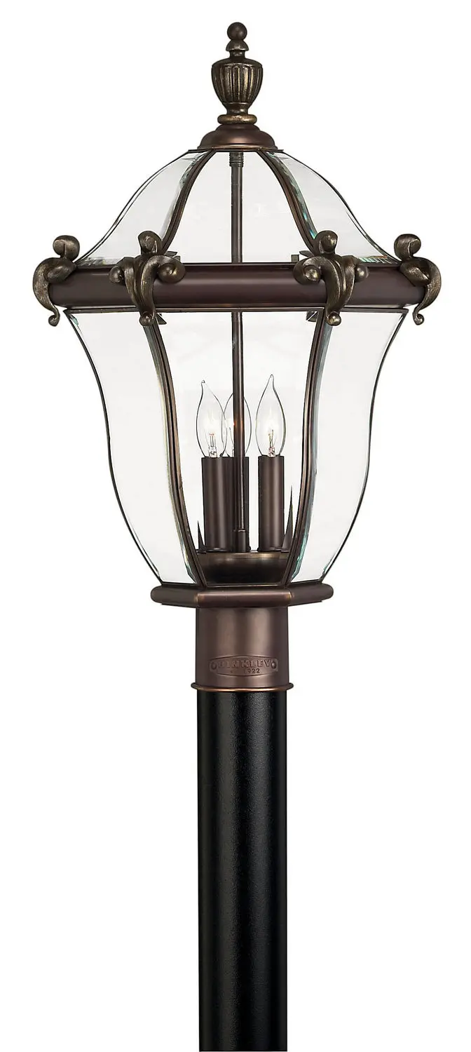 San Clemente Led Post Top/ Pier Mount In Copper Bronze 1
