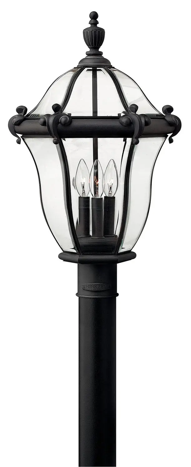 San Clemente Led Post Top/ Pier Mount In Museum Black 1
