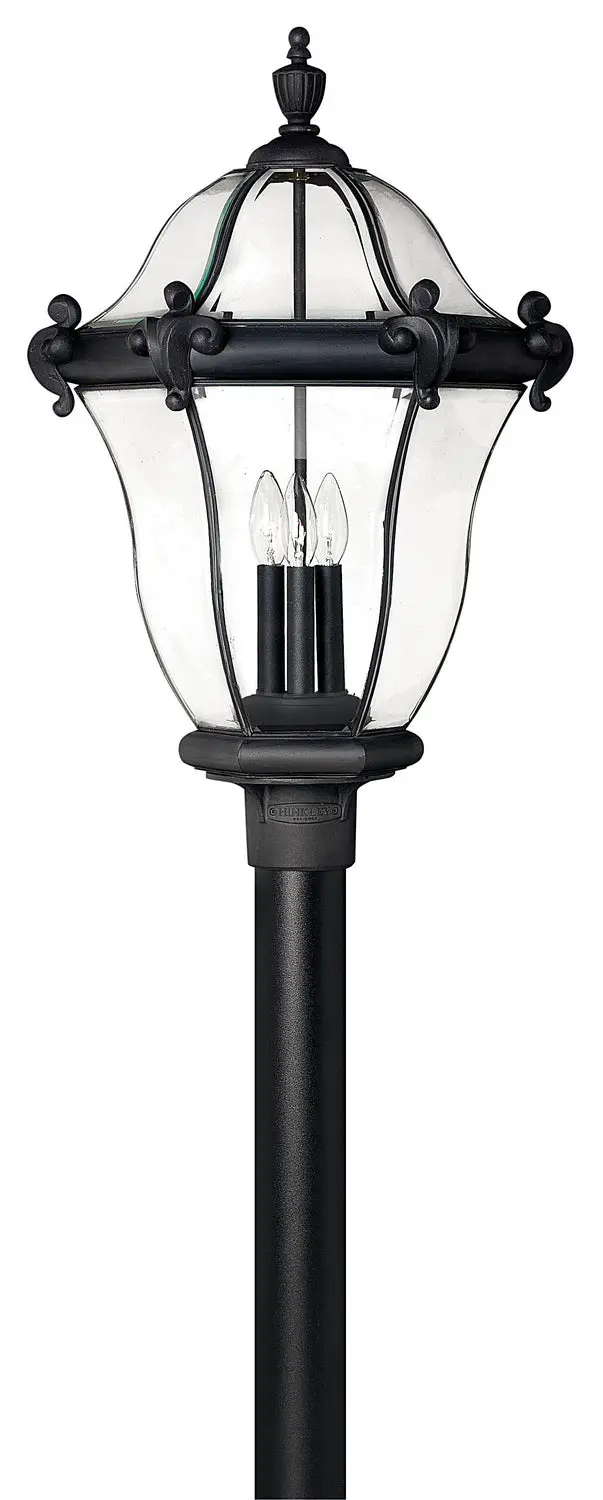 San Clemente Led Post Top/ Pier Mount In Museum Black 1