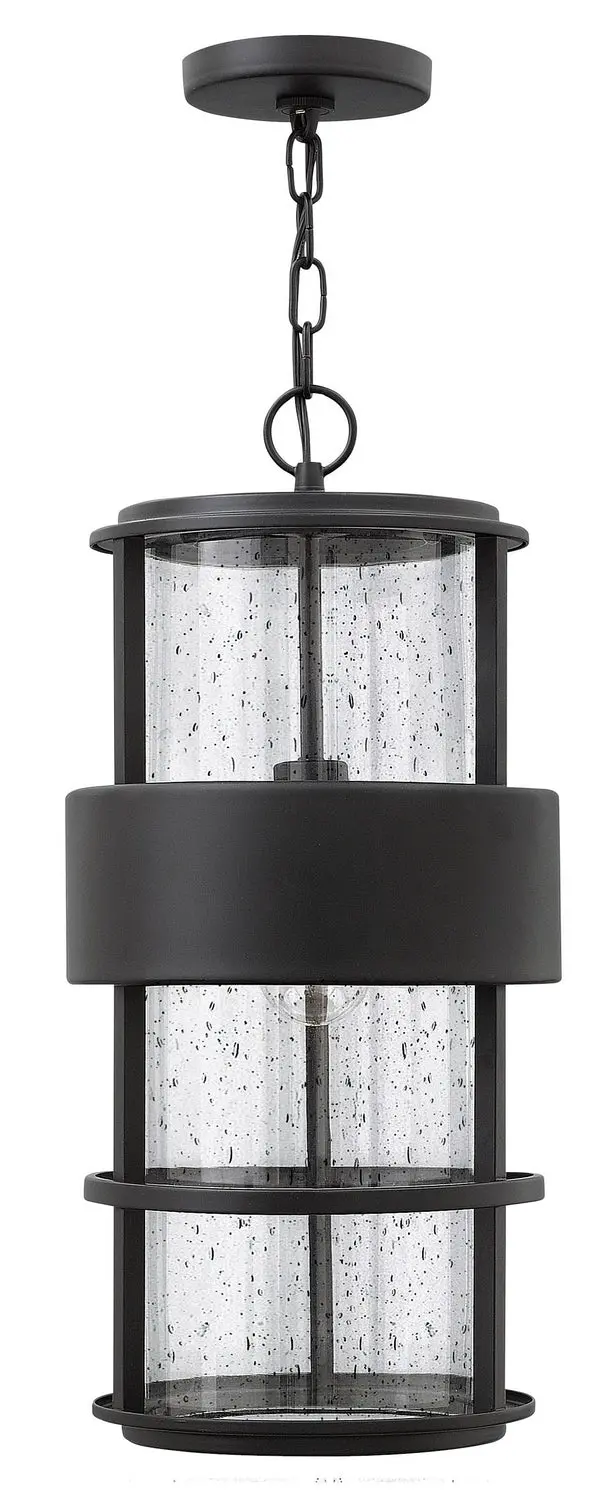 Saturn Led Hanging Lantern In Satin Black 1