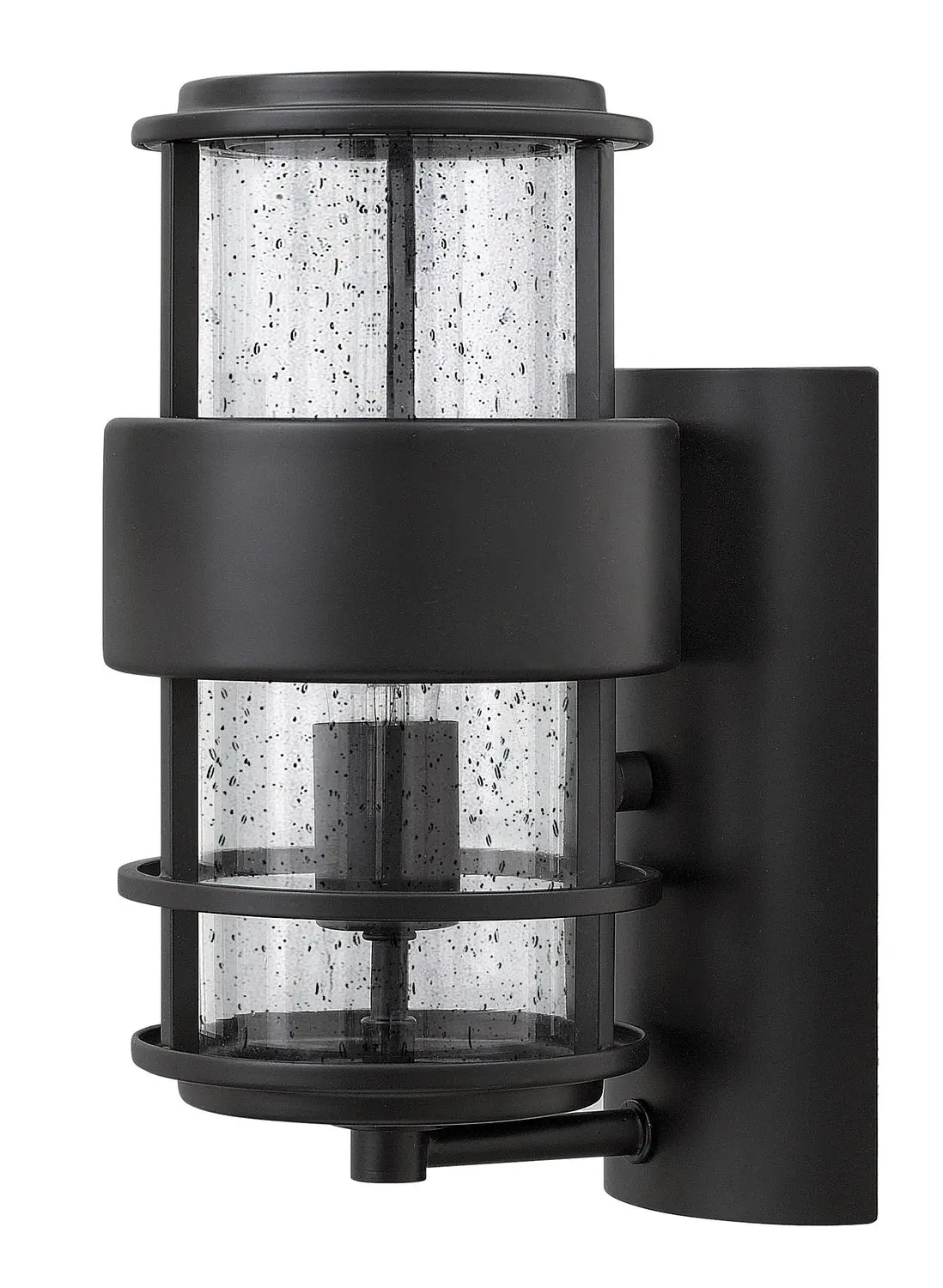 Saturn Led Wall Mount In Satin Black 1