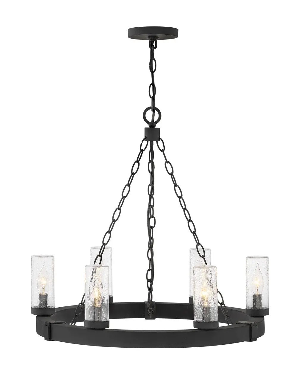 Sawyer Led Hanging Lantern In Black 1